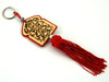 MAROKAŃSKI BRELOK (ZAWIESZKA OKNO BRELOCZEK MAROKO CZERWONY FRĘDZEL)