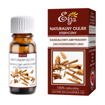 NATURALNY OLEJEK ETERYCZNY SANDAŁOWY-AMYRISOWY ETJA 10ML