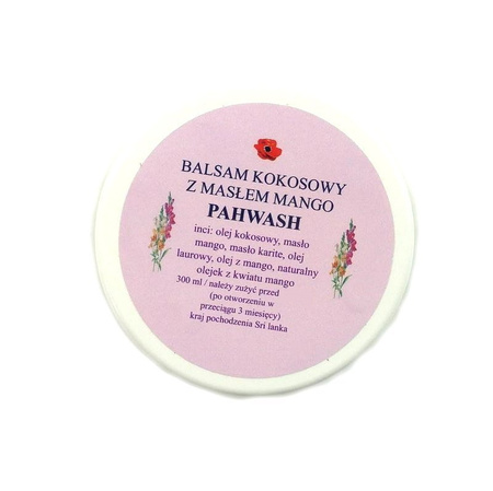 Balsam kokosowy z masłem mango Pahwash, 300 ml 