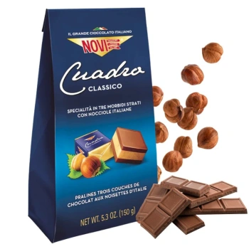 Włoskie pralinki czekoladki z kremem oryginalne Classico Novi Quadro 150g