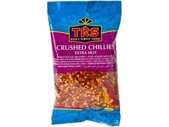 CHILI KRUSZONE SUSZONE EXTRA HOT TRS (100G, CHILLI PŁATKI, BARDZO OSTRE, PIKANTNE, INDIE)