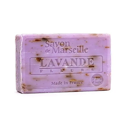 MYDŁO MARSYLSKIE KWIAT LAWENDY (100G, 72% OLEJU, FRANCJA)