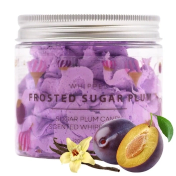 Puszyste kremowe mydło, Śliwka w cukrze, nuty śliwki, jagód i wanilii