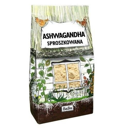 Ashwagandha sproszkowana 100g (żeń-szeń indyjski stres pamięć)