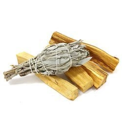 ZESTAW BIAŁA SZAŁWIA PĘCZEK + PALO SANTO 50G