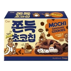 Ciasteczka z nadzieniem mochi, z kawałkami czekolady, CW 90g