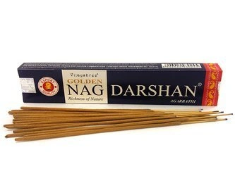 Kadzidła Golden Nag Darshan (kadzidełka, trociczki) 15 g