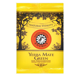 Yerba Mate Green Energy 50g  z herbatą Gunpowder i żeń-szeniem