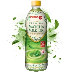 Napój niegazowany Matcha, zielona herbata z mlekiem, Pokka 500ml