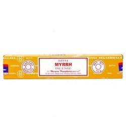 Kadzidełka mirra Satya (zapach, aromaterapia, trociczki,15g)