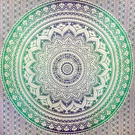 NARZUTA ORIENTALNA MANDALA (200X230CM, KAPA, INDIE)