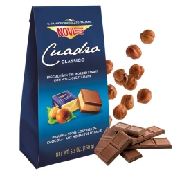 Włoskie pralinki czekoladki z kremem oryginalne Classico Novi Quadro 150g