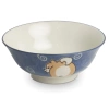Miska do ramen, udon, dań azjatyckich, niebieska Shiba 21 cm