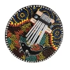 Instrument etniczny kalimba, drewniana karimba ręcznie malowana