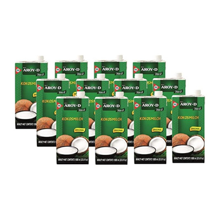 MLEKO KOKOSOWE NATURALNE MLECZKO 1000ML x 12szt.