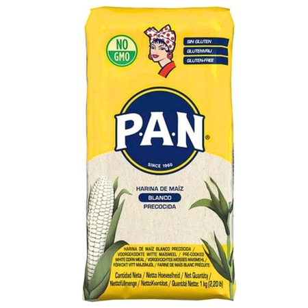 Mąka kukurydziana biała, bezglutenowa, Pan 1 kg