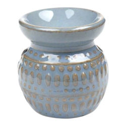 Kominek zapachowy, podgrzewacz do olejków i wosków w kolorze niebieskim