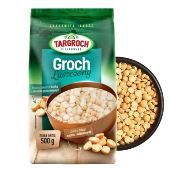 Groch łuskany połówki, Targroch 500g