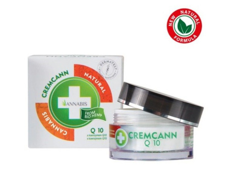 Krem Konopny do twarzy Cremcann z Koenzymem Q10 (50ml regeneracja)