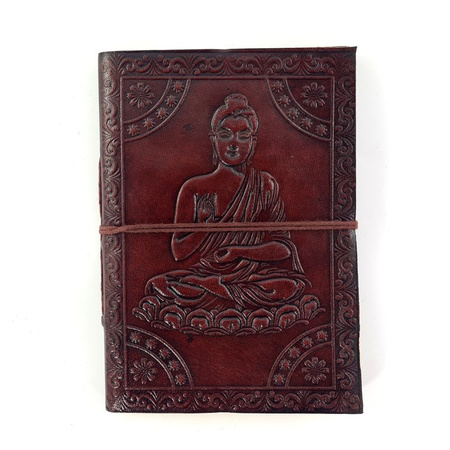 Notes skórzany Budda (notatnik, dziennik, EKO, papier czerpany 12,5cm)