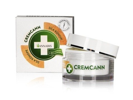 KREM KONOPNY DO TWARZY CREMCANN Z KWASAMI OMEGA 3-6 50ML (DETOKSYKUJĄCY)