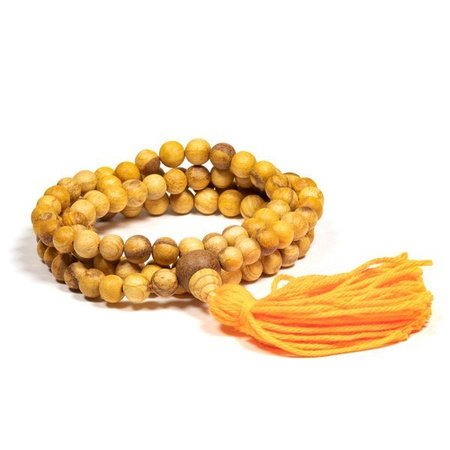 Mala z drzewa Palo Santo 0,9 cm joga medytacja buddyzm hinduizm mantry modlitwa różaniec