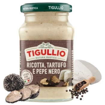Włoski sos ser ricotta trufla pieprz Tigullio 185g