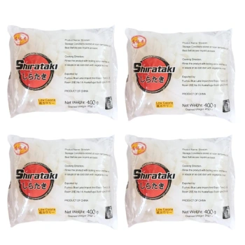 Makaron Shirataki konjac, bezglutenowy udon, dieta keto 4szt.