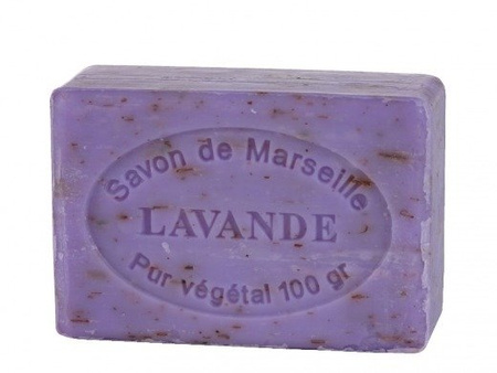 MYDŁO MARSYLSKIE KWIAT LAWENDY (100G, 72% OLEJU, FRANCJA)