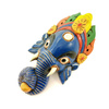 Maska drewniana Ganesha niebieski (Indie drewno orient)