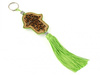 MAROKAŃSKI BRELOK (ZAWIESZKA BRELOCZEK MAROKO JASNOZIELONY FRĘDZEL)