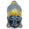 Maska Budda niebiesko złoty (40cm, Indonezja, dekoracja, na ścianę)