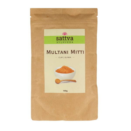 Glinka do twarzy Multani Mitti 100g (cera trądzikowa, tłusta, Indie)