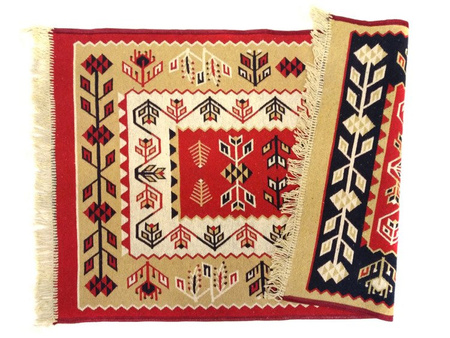 DYWAN CHODNIK KILIM TURECKI DWUSTRONNY 75 x 120cm