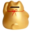 Złota skarbonka kot Maneki Neko 9 cm
