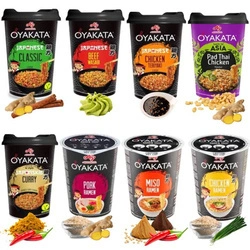 Zestaw Oyakata danie gotowe, zupka chińska makaron instant, błyskawiczne 8x