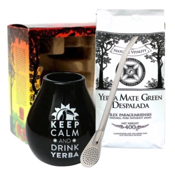 Zestaw do Yerba Mate Despalada 400g + matero + bombilla