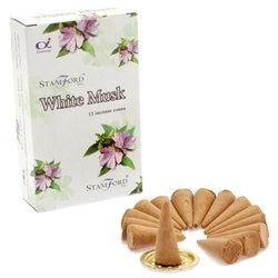 Kadzidełka stożkowe Białe piżmo (White Musk Stamford)