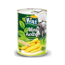 Kukurydza mini kolby w zalewie, przekąska 425g