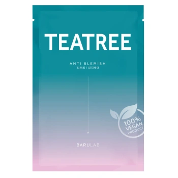 Maseczka koreańska w płachcie do twarzy drzewo herbaciane Barulab