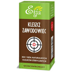 Olejek eteryczny na kleszcze, Antykleszcz, Etja 100% naturalny mix olejków