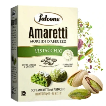 Włoskie miękkie ciastka pistacjowe Falcone 170g