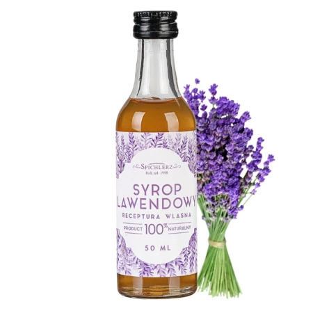 Syrop lawendowy, z lawendy, Spichlerz 50ml