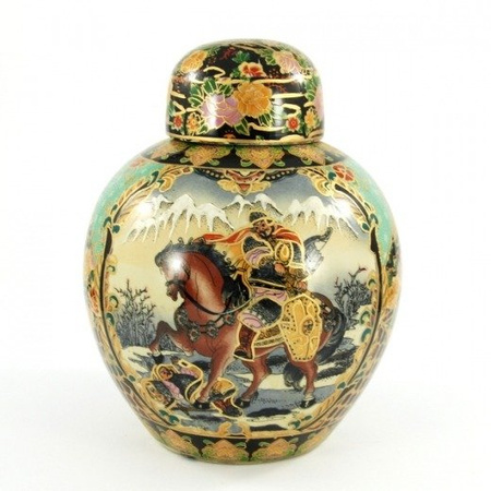 WAZA ORIENTALNA CHIŃSKA (CERAMIKA, WAZON CHINY 27cm)
