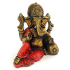 Ganesha figurka czerwony (Ganesh,12 cm, Indonezja, słoń, dekoracja)