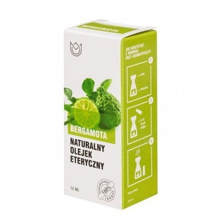 Naturalny olejek eteryczny bergamotowy, 12 ml