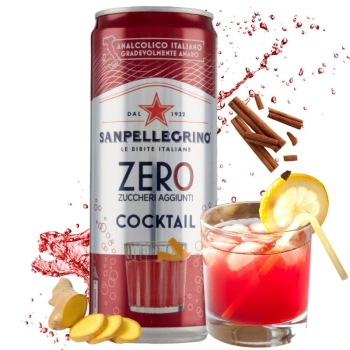 Napój gazowany imbirowy Coctail Zero bez cukru San Pellegrino 330ml