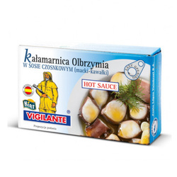 Kałamarnica olbrzymia z czosnkiem 115g Vigilante