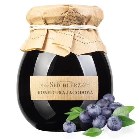 Konfitura jagodowa naturalna  z jagód Spichlerz 300g
