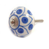 Uchwyt meblowy gałka ceramiczna Indie rękodzieło